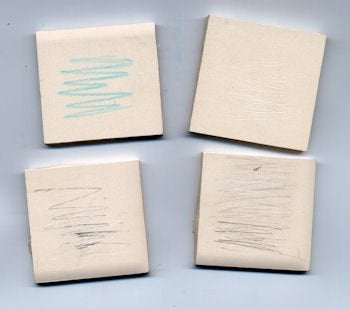 rocksmins Streak Plate for Minerals Streak Test & Mohs Hardness Test 10 Pcs White, for Kid - Image 3