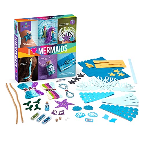Craft Tastic كرافت-تاستيك – مجموعة أحب حوريات البحر – مجموعة الحرف تشمل 6 مشاريع بموضوع حوريات البحر - Image 2