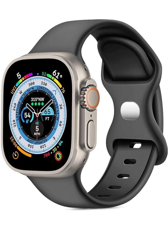 and with Case For Apple Watch 46mm,Adjustable Silicone Sport Wristband Replacement, Strap With Cover Built-in Glass Screen Protector for iWatch S10. - Image 3