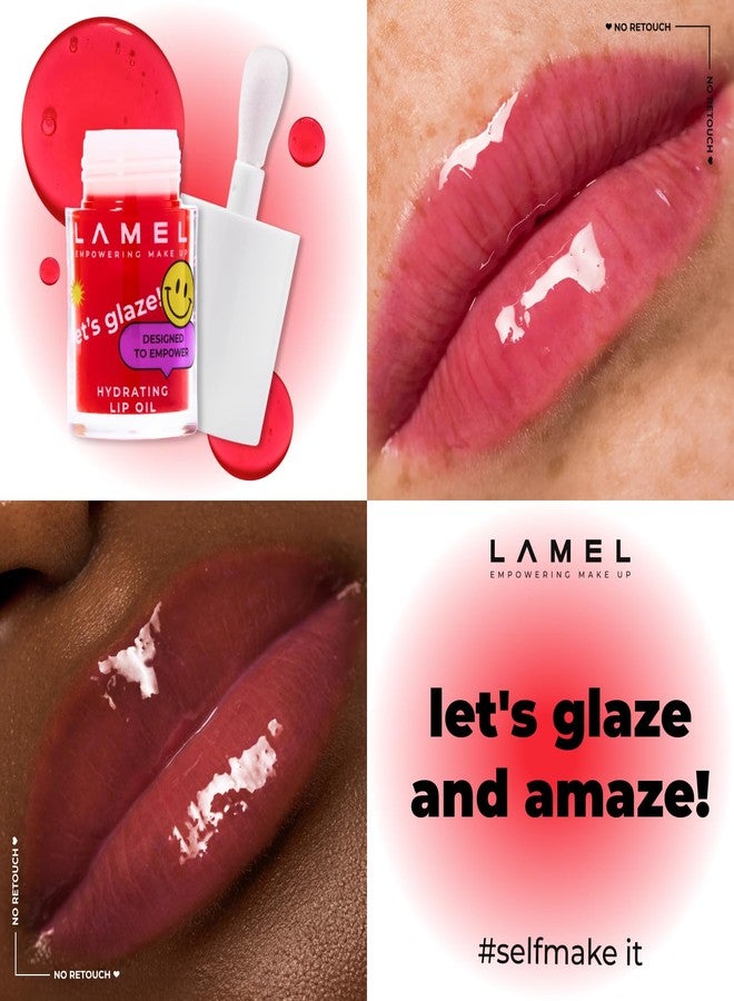 LAMEL زيت شفاه مرطب لاميل لنغمس - زيت نكهة لامع للشفاه - زيت لامع للشفاه الدهنية - علاج زيت شفاه مرطب - زيت لامع للشفاه ممتلئ - لامع شفاه شفاف - №403 كرز حلو - Image 5