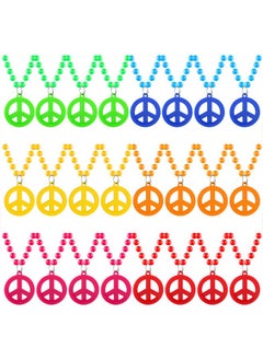 Peace Sign Necklace Hippie Necklaces Hippie Jewelry Set Peace Sign Necklaces Costume Hippie Costume For 60S Or 70S (24) - pzsku/Z1A74CD64E4E57F0248D9Z/45/_/1720004393/c2fc6fa8-f671-43ef-95df-a7d308ba6ad1