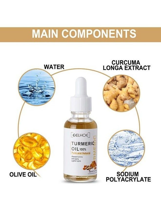 EELHOE Turmeric Oil for Lighten Facial Skin Spots and Anti-wrinkles - Image 2