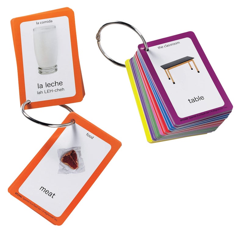 Edupress Spanish in a Flash Cards Set 1 (EP62342) - Image 3