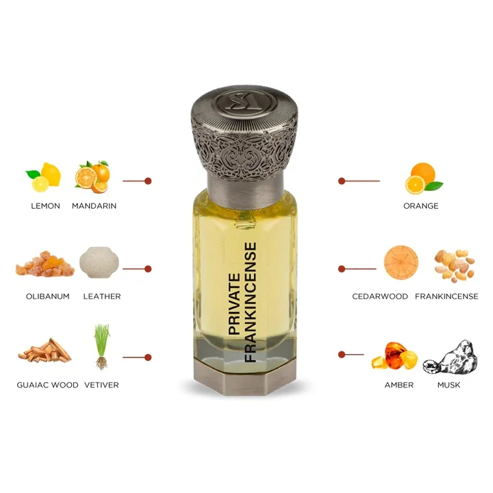 Swiss Arabian Perfumes Private Frankincense Perfume Oil 12ml