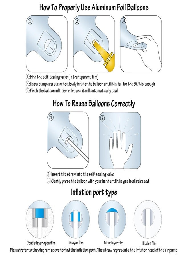 CHANGZHONG 40 In Matte Blue Number Balloons Helium Foil Mylar Balloon Birthday Party banquet Decoration Digital 1 - Image 5