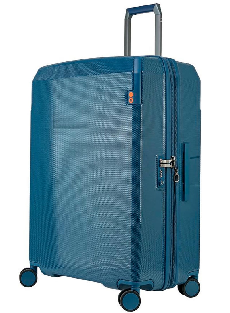 Echolac Logic 64 Cm 4 Double Wheeled Hardcase Luggage Trolley - Blue - Image 5