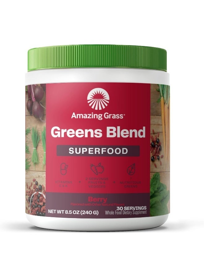 Amazing Grass Green Superfood Powder, Berry, 240 g - Image 1