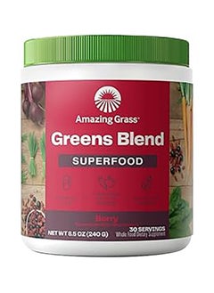 Amazing Grass Berry Green SuperFood - 8.5 oz ( 240 gm )30 Servings  - Image 1