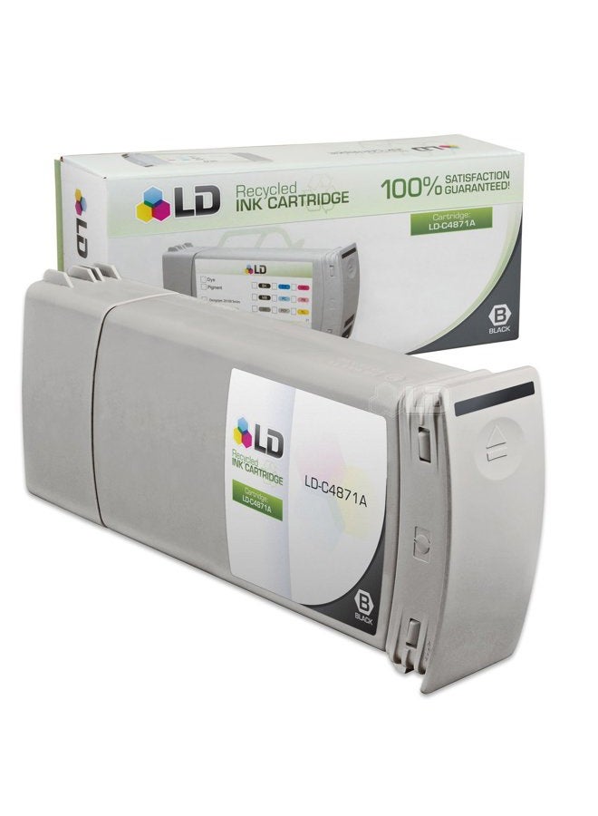 LD Products Remanufactured Ink Cartridge Replacement for HP 80 C4871A (Black) - Image 1