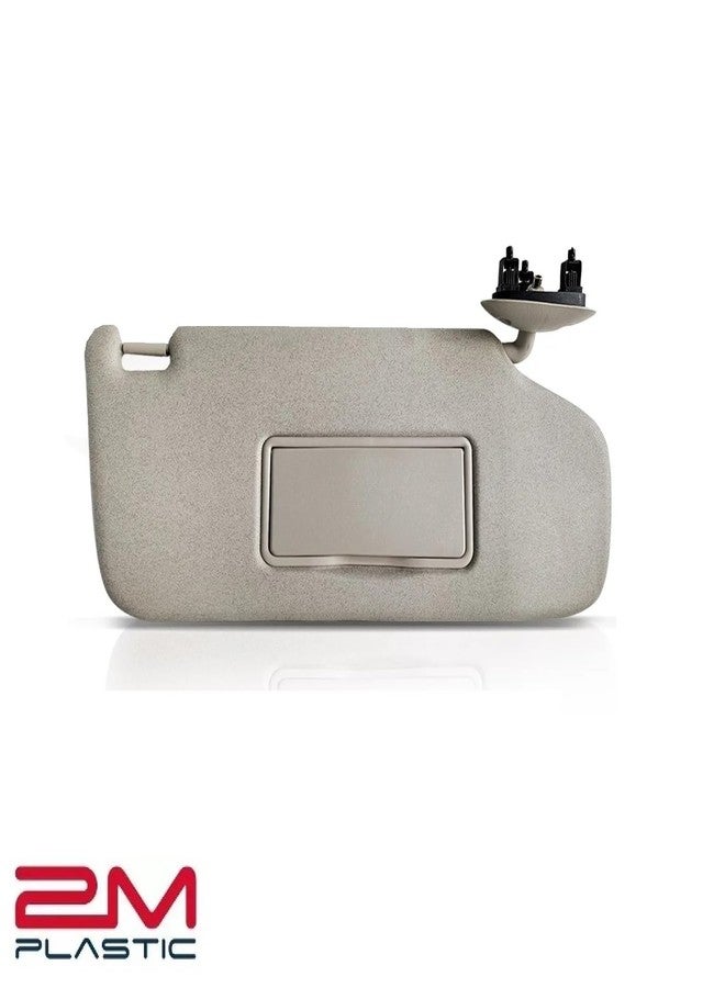 2M PLASTIC Sun Visor for Chevy Blazer S10 2000-2005 Driver & Passenger OE Quality (Gray) - Image 3