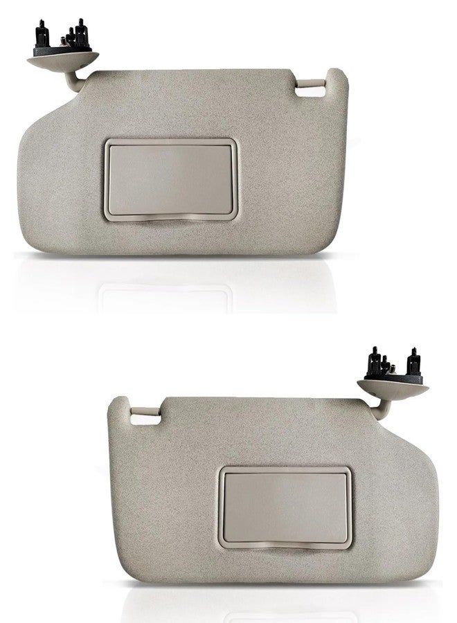 2M PLASTIC Sun Visor for Chevy Blazer S10 2000-2005 Driver & Passenger OE Quality (Gray) - Image 1