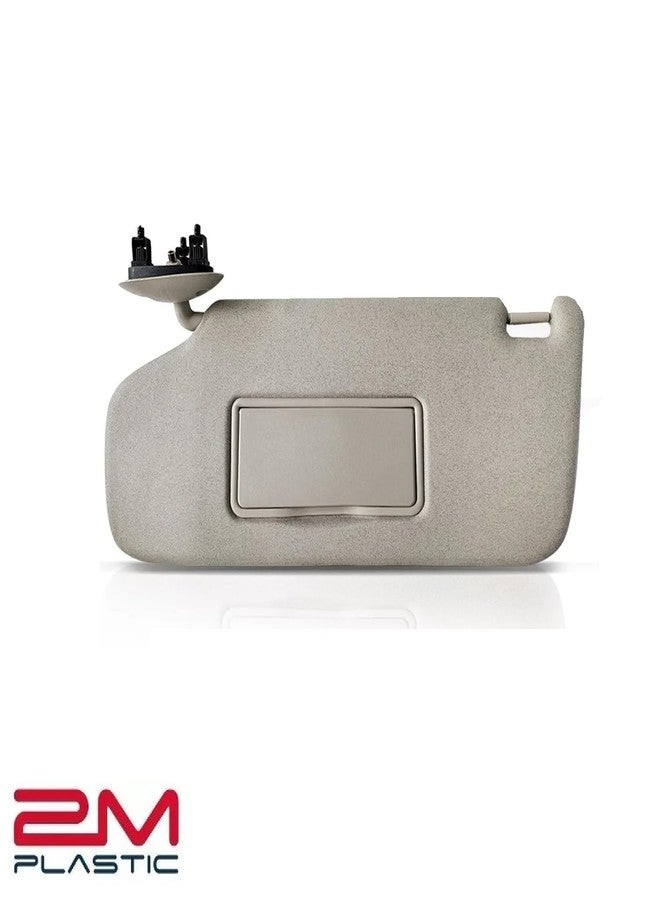 2M PLASTIC Sun Visor for Chevy Blazer S10 2000-2005 Driver & Passenger OE Quality (Gray) - Image 4
