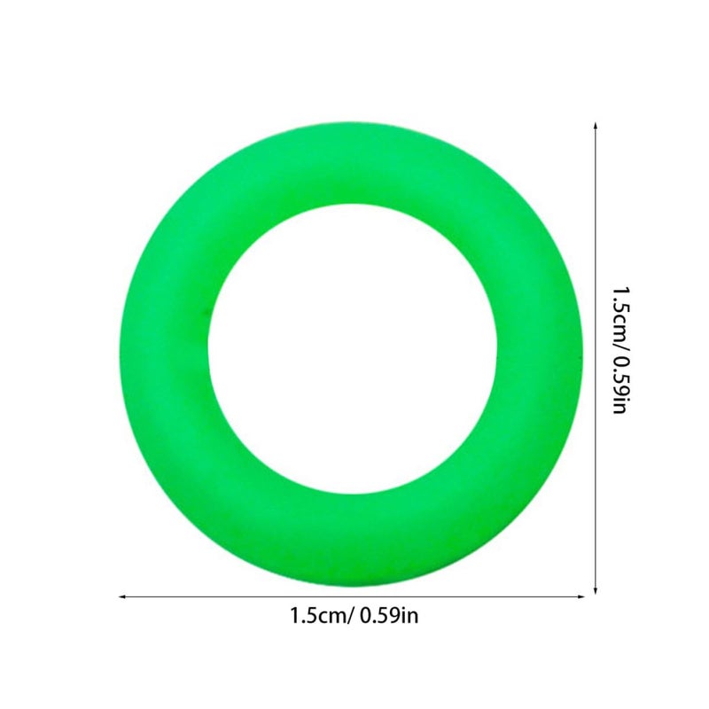Green Fluorescent Tent Stakes 100 Pcs with Glow Rings for Night Visibility Outdoor Camping Accessories - Image 3