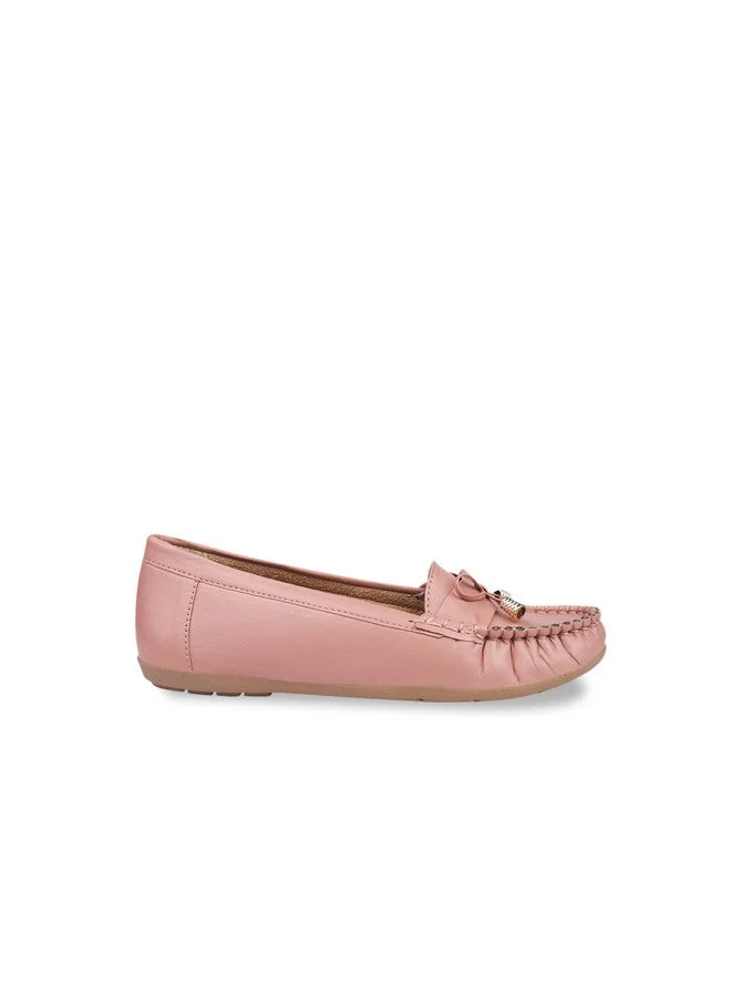 شوتوبيا Shoetopia Women's  Stylish Casual Loafers | Comfortable Slip-On Flat Shoes with Bow Design & Soft Sole for Daily Footwear