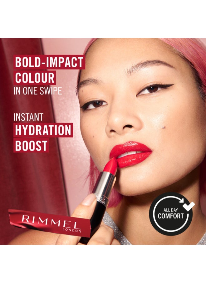 RIMMEL LONDON Lasting Finish Satin Lipstick - 320 - Silky Beige, 4g  - Image 5