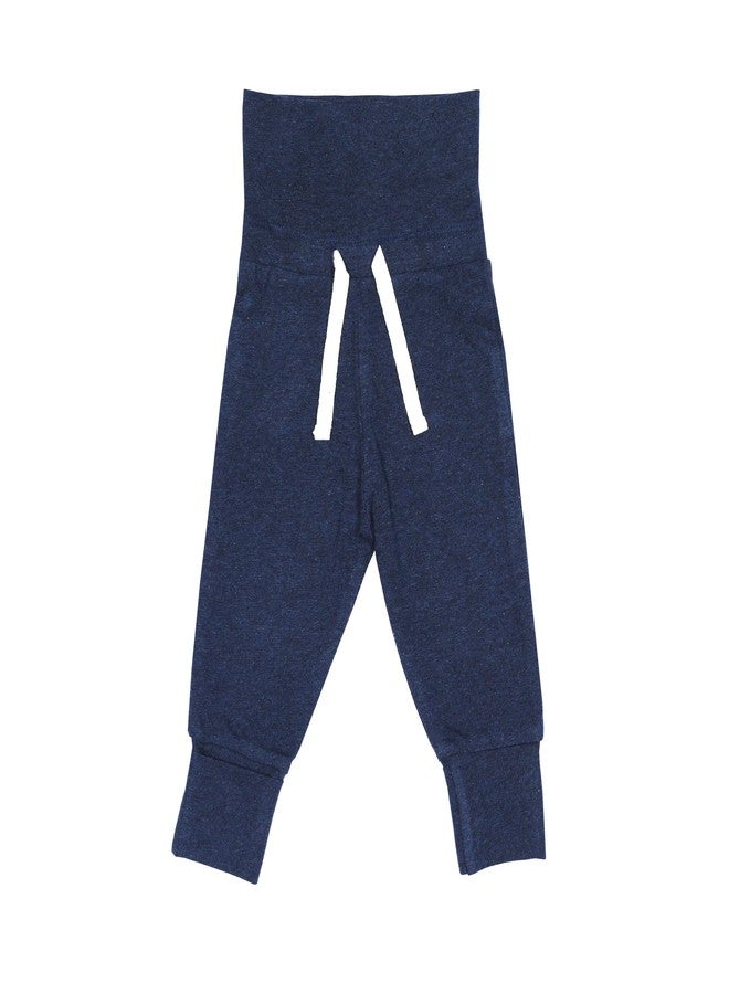 Masilo Organic Cotton Welcome Baby Bundle - Top/Pant/Top Knot Cap/Receiving Blanket/Unisex, 0-3 Months, Sailboat-Navy Blue - Image 4