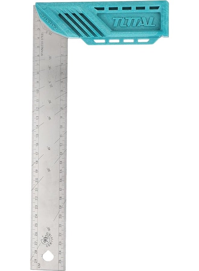 Total Angle Square 12" – Durable Steel Carpenter’s Square for Accurate Right Angles in Woodworking, Construction & DIY Projects - Image 1