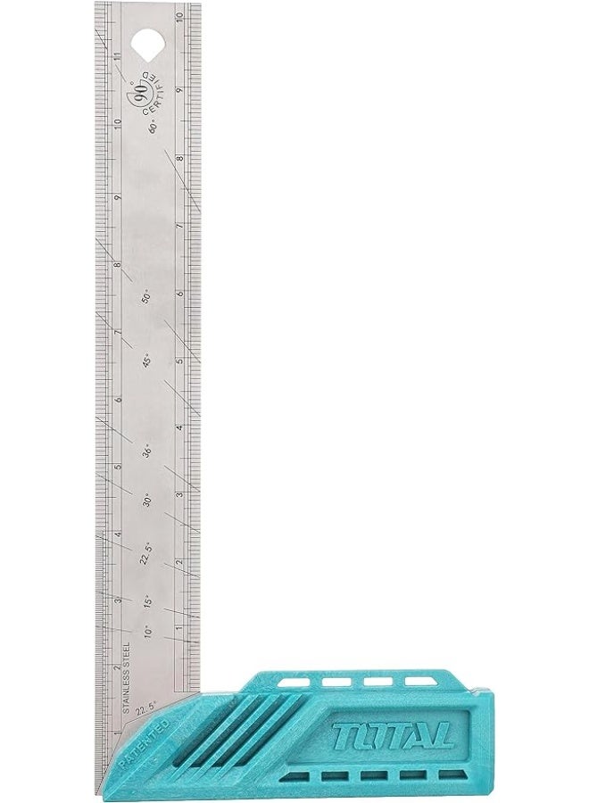 Total Angle Square 12" – Durable Steel Carpenter’s Square for Accurate Right Angles in Woodworking, Construction & DIY Projects - Image 2