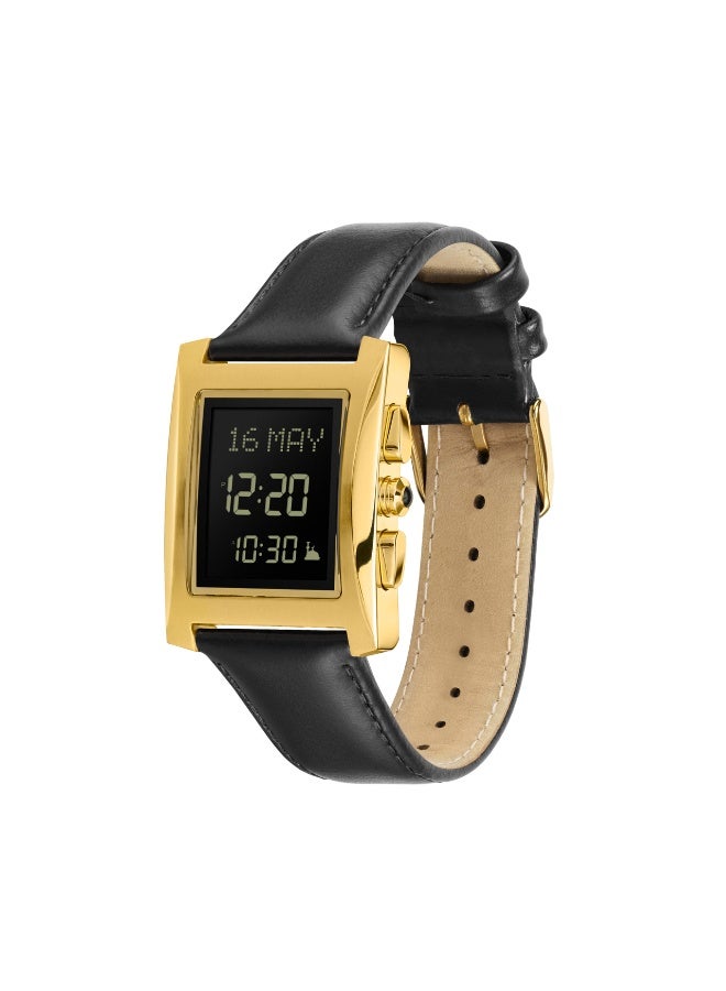 الفجر الساعة الكلاسيكية WL-08L ذهبي/أسود - Image 2