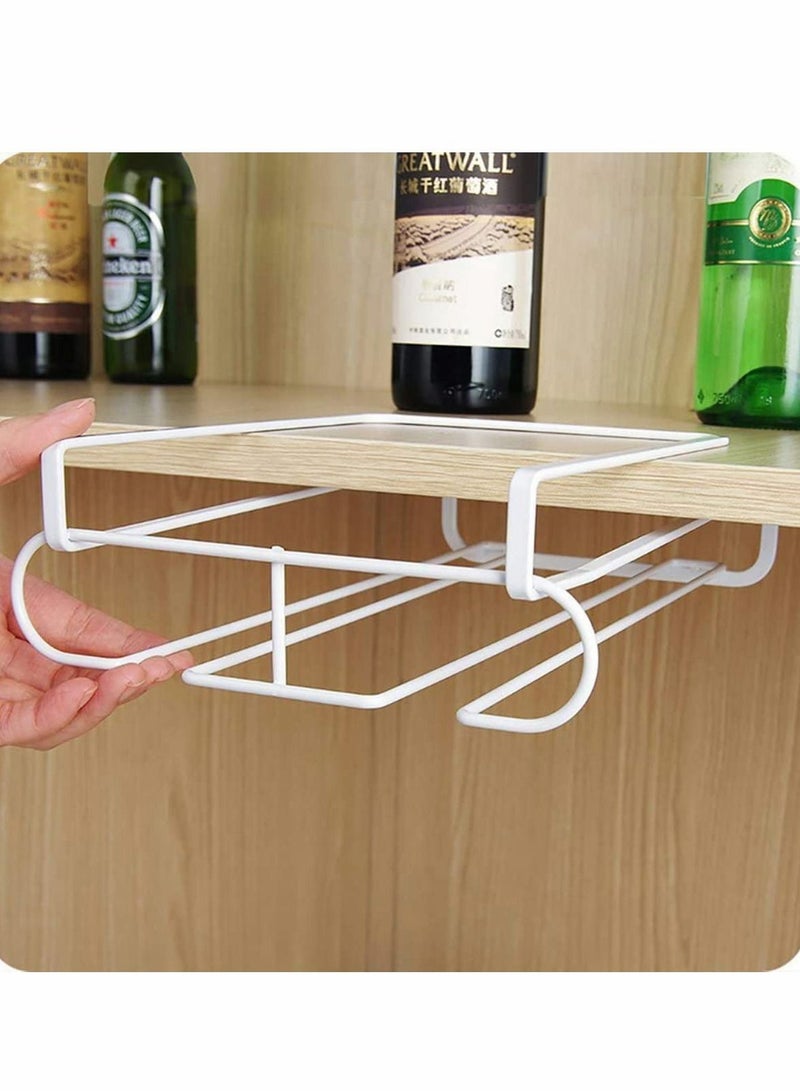 Y&D Adjustable Drink Glass Rack, Under Cabinet Rack Holder for Kitchen, Bar  - Image 2