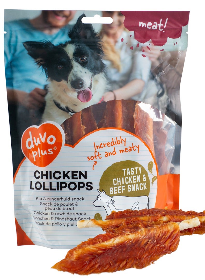 duvo Plus Chicken lollipops Snack For Dogs 400G - Image 1