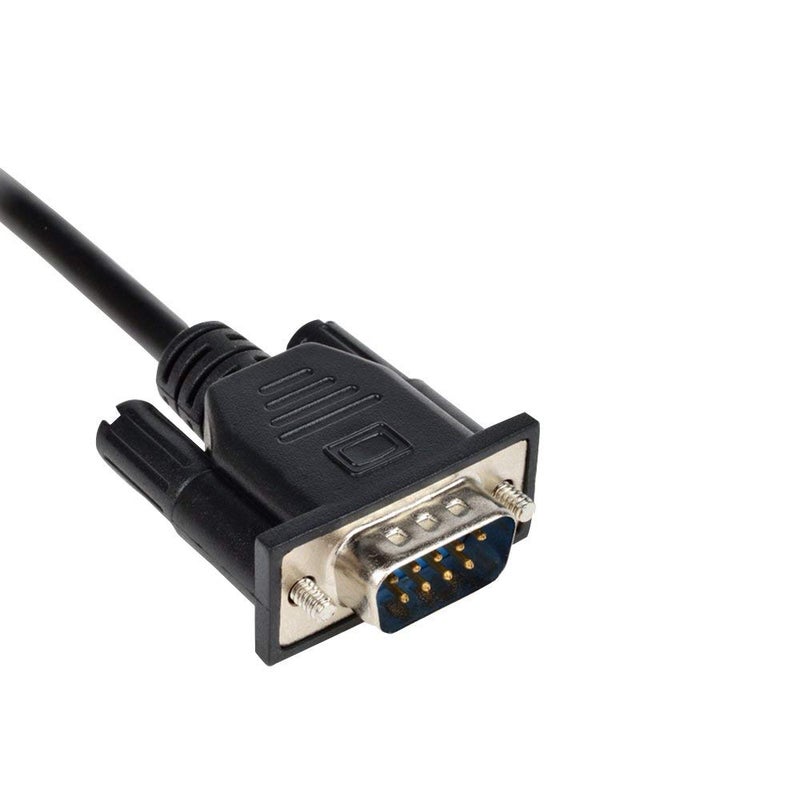 LFHUKEJI RJ45 to DB9, DB9 9-Pin Serial Port Male to RJ45 Female Cat5 Ethernet LAN Console Cable 9.8Ft - Image 4