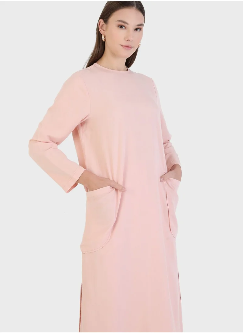 Modanisa Pocket Detail Tunic & Pants Set