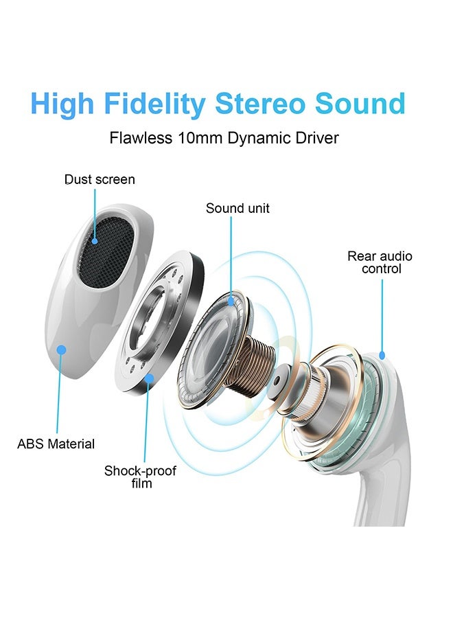 Jamal USB C Earphones Wired, Type C Headphone With Micphone,Typ-C Ear Bud Compatible With Apple Iphone 15 16 Ipad, Samsung Galaxy S25 S24 A53,Google Pixel,Xiaomi Redmi,Huawei Honor - Image 2