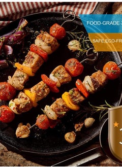 GO2CAMPS 100-Piece Bbq Bamboo Skewers/Bamboo Sticks Round 35 Cm  - Image 3