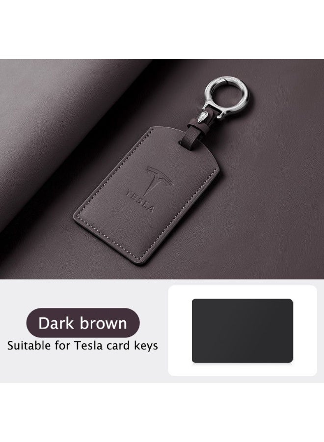 تسلا غطاء حماية مفتاح بطاقة سيارة تسلا مناسب لجميع أغطية حماية بطاقة الجلد الأنيقة من طراز تسلا 3 / Y - Image 1