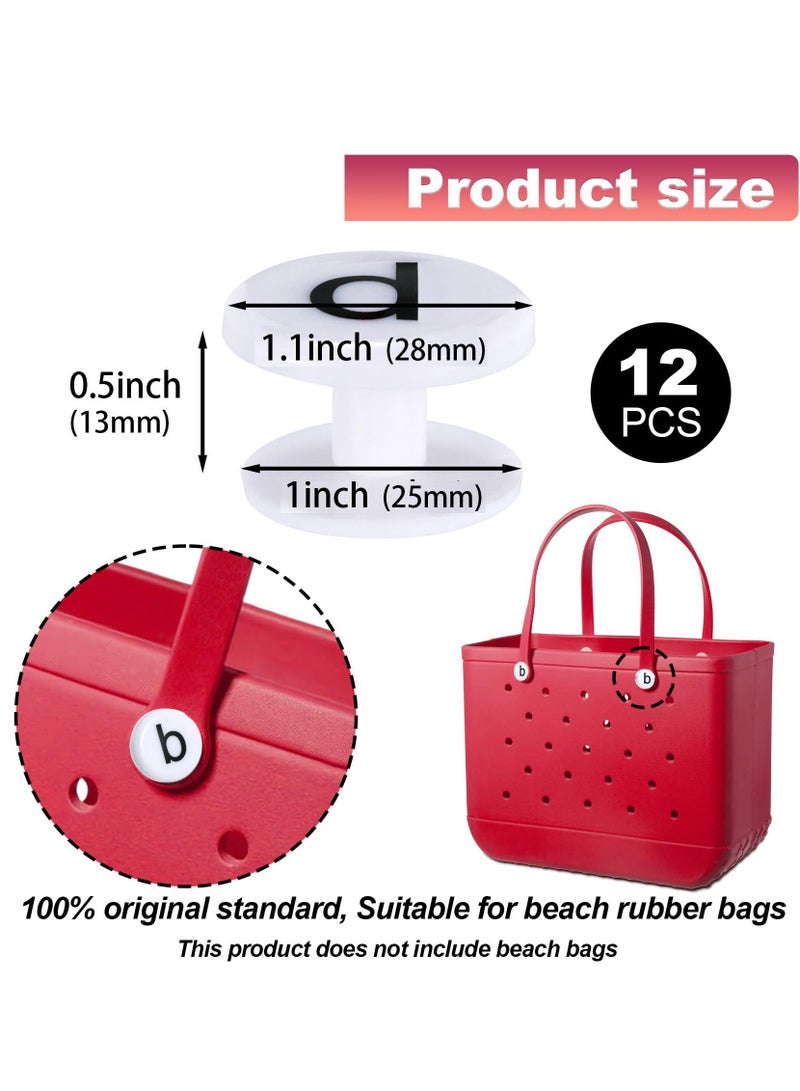 واي آند دي 24 Sets Replacement Rivets for Beach Bag Handles Accessories, Buttons, Rubber Pool Repair Rivet Insert Women Handle Buckles Accessories - Image 4