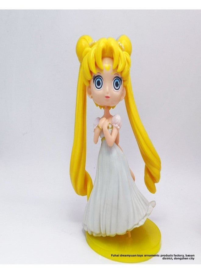 Sailor Warrior Cake Ornaments Water Moon Ice Moon Hare Cartoon Cake Ornaments Baking Decoration Ornaments Toys