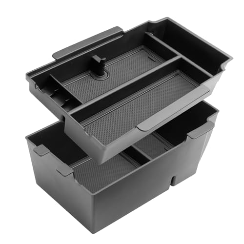 BIBIB0 2Pack 2024 2025 Crosstrek Center Console Organizer for 20232026 Subaru Crosstrek2024 Impreza Console Trays 2024 Crosstrek Insert Glove Pallet Organizer 2026 Crosstrek Hybrid Double Layers