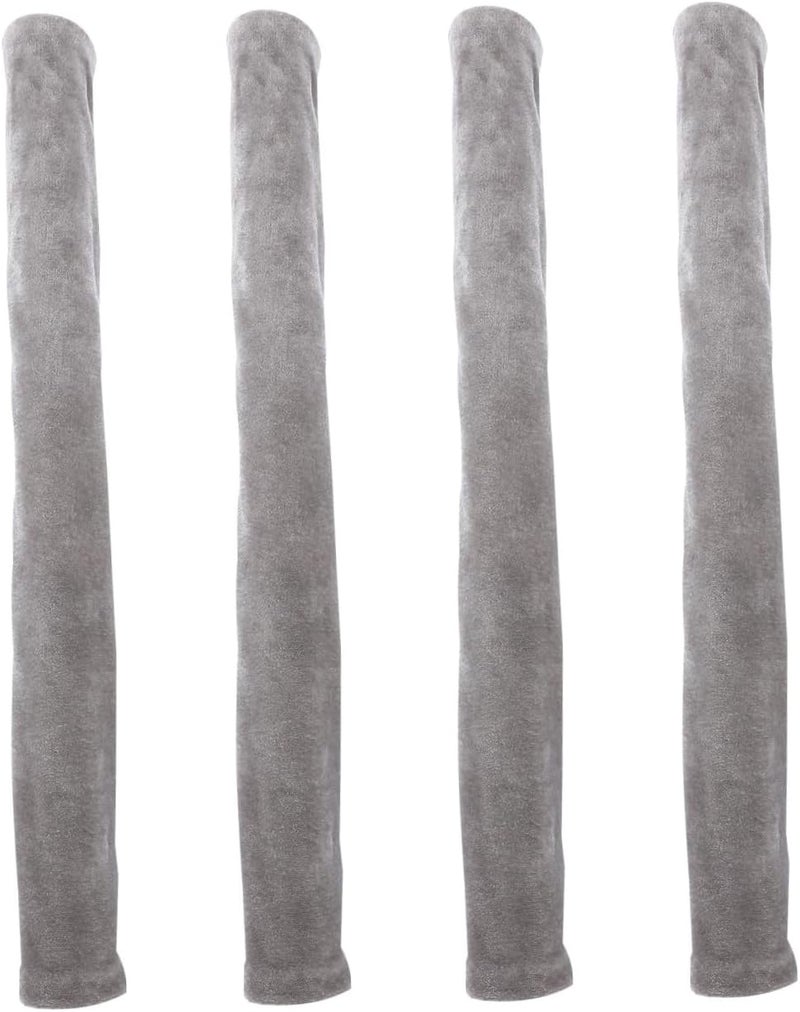 VERDANVERSE 4pcs Grey Refrigerator Door Handle Covers Fridge and Oven Handle Protectors Kitchen Cover Decor for Home Appliance Cleaning and Anti-Fingerprint Protection - Image 1
