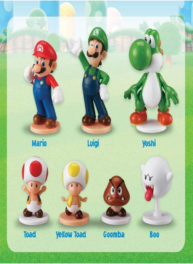 Epoch - Epoch Games Super Mario Blow Up! Shaky Tower Balancing Game, Tabletop Skill and Action Game with Collectible Action Figures - Image 1