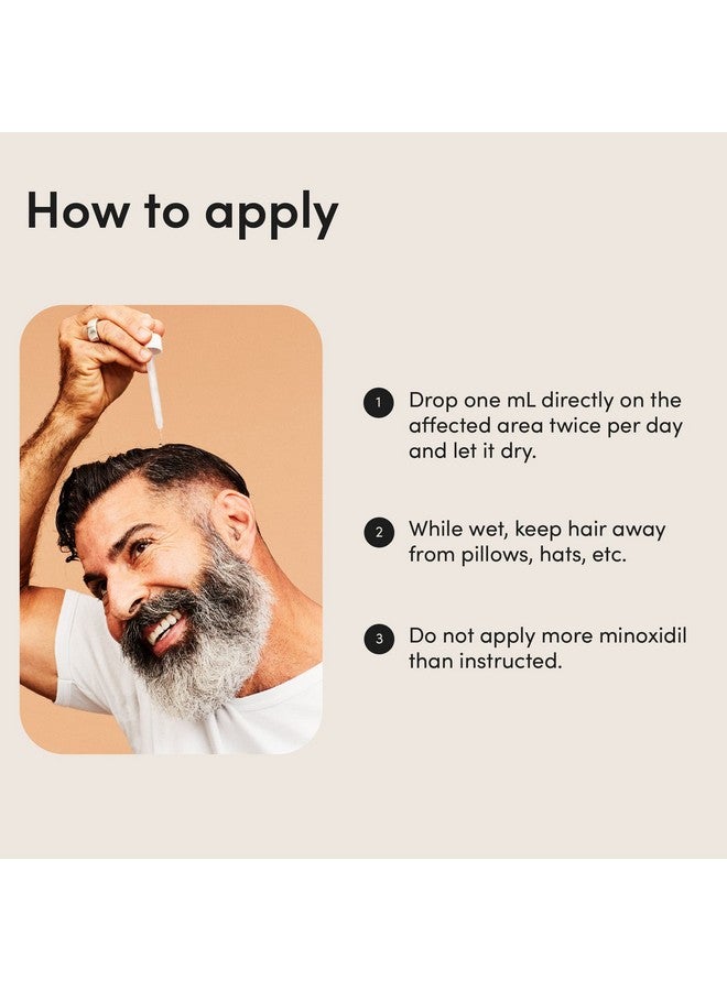 HIMS & HERS Hims Extra Strength Hair Regrowth Treatment For Men With 5% Topical Minoxidil Solution For Hair Loss And Thinning Hair Unscented 2 Pack  - Image 4