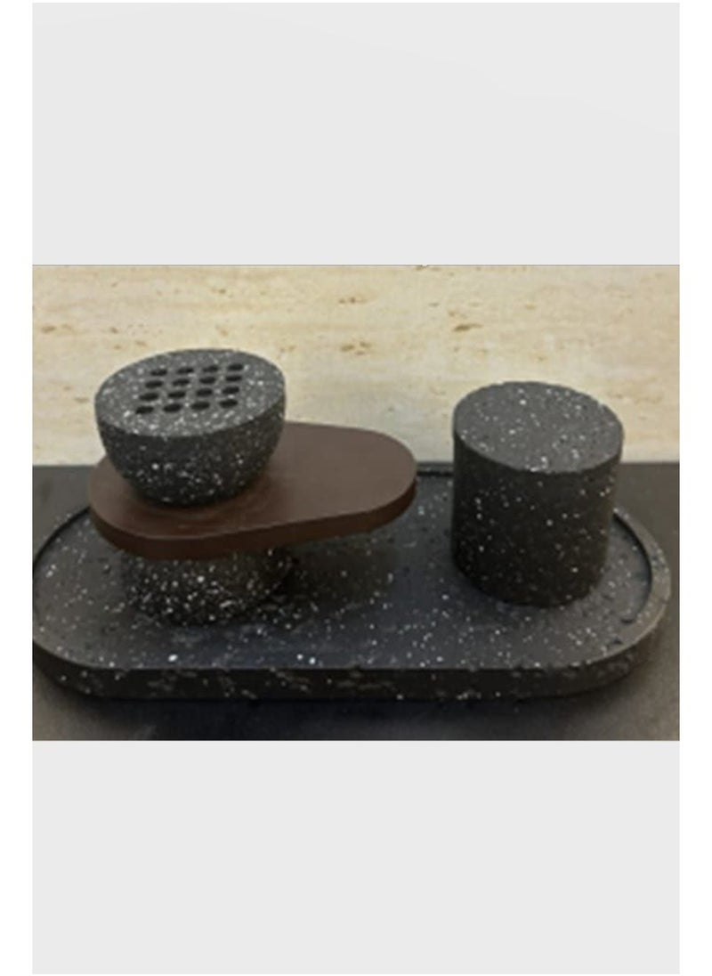 MARS Q Incense burner set with incense storage box and tray  - Image 2