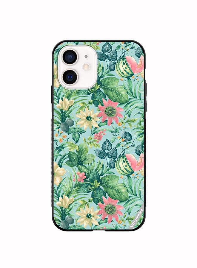VR CREATIVE Protective Case Cover For Apple iPhone 12 mini Sunfloweia Design Multicolour - Image 1
