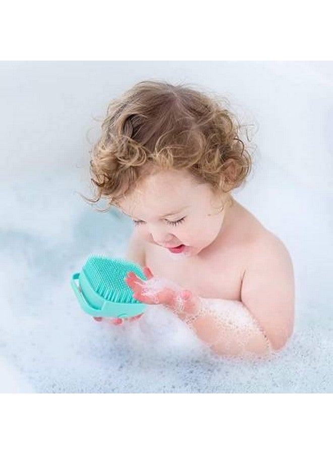 Shopfleet Silicone Body Scrubber Bath Brush Washer For Dead Skin Removal Mens Womens Bath Brush For Shower Exfoliating Brush, Easy to Clean (1PC)Multicolor - Image 3