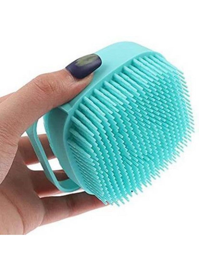 Shopfleet Silicone Body Scrubber Bath Brush Washer For Dead Skin Removal Mens Womens Bath Brush For Shower Exfoliating Brush, Easy to Clean (1PC)Multicolor - Image 2