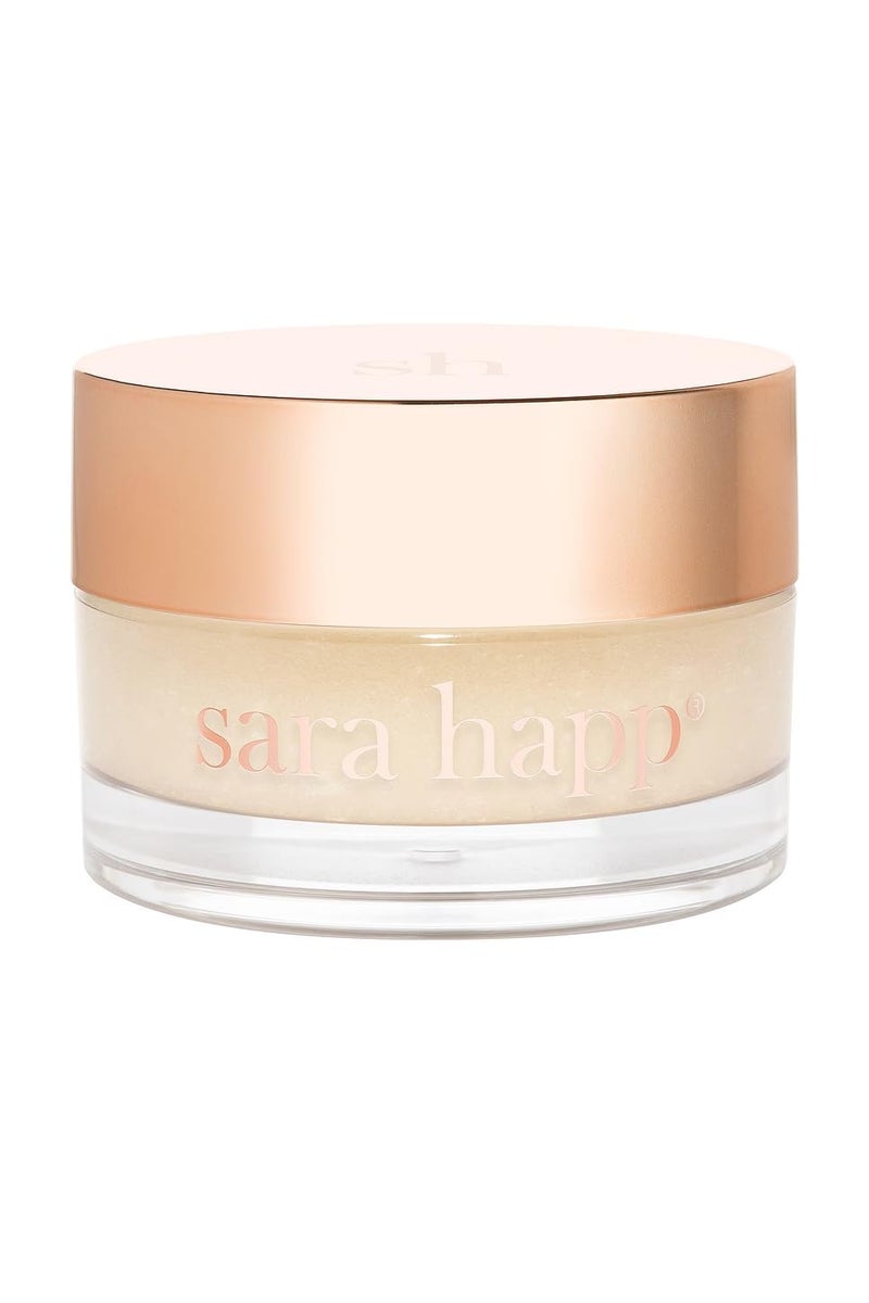 Sara Happ The Lip Scrub: Vanilla Bean Sugar Scrub for Dry Lips - Gently Exfoliate, Polish, and Revitalize Lips with Vitamin E and Jojoba & Grape Oils, Vegan, 0.5 oz. - Image 1