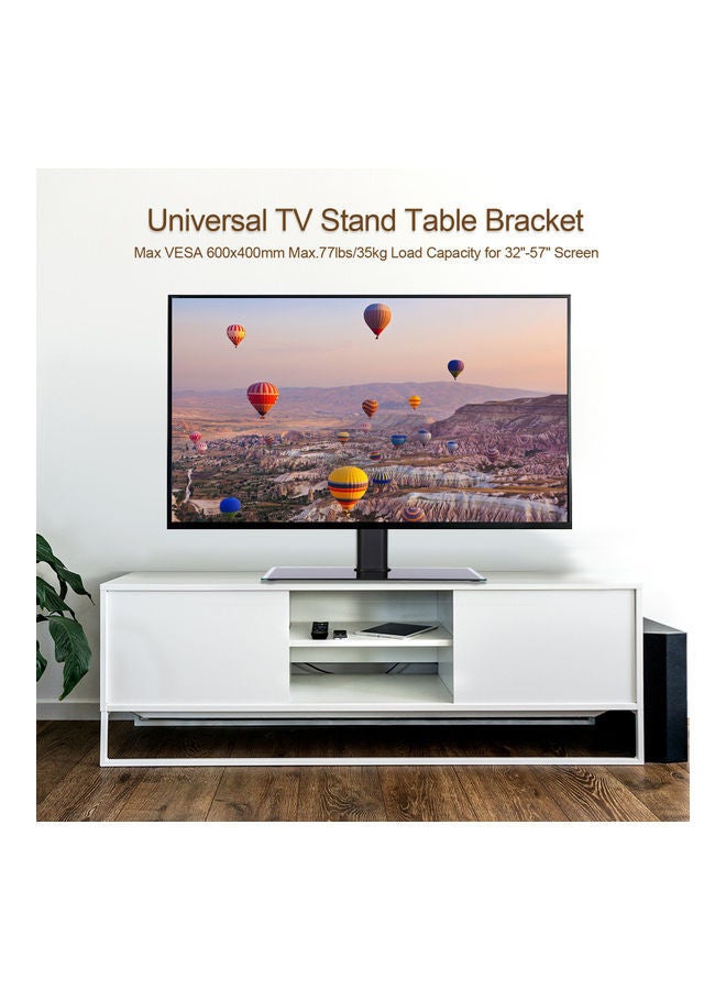 Universal TV Stand Table Bracket For 37-55 Inch Screen LCD LED Plasma TV Black - Image 2