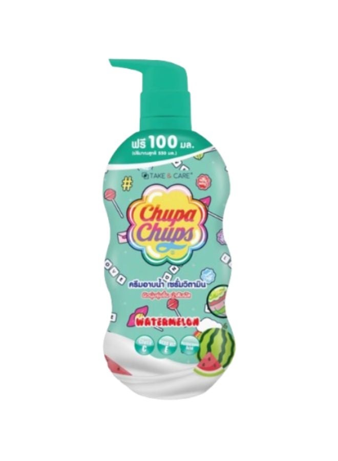 Chupa Chups Bath and Shower Cream Watermelon 550ml - Image 1