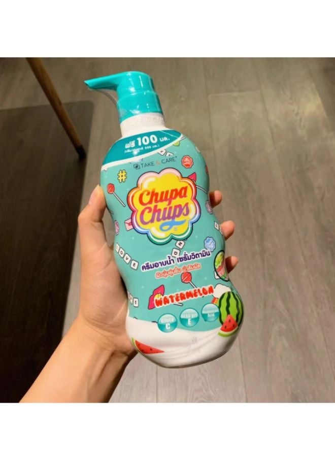 Chupa Chups Bath and Shower Cream Watermelon 550ml - Image 2