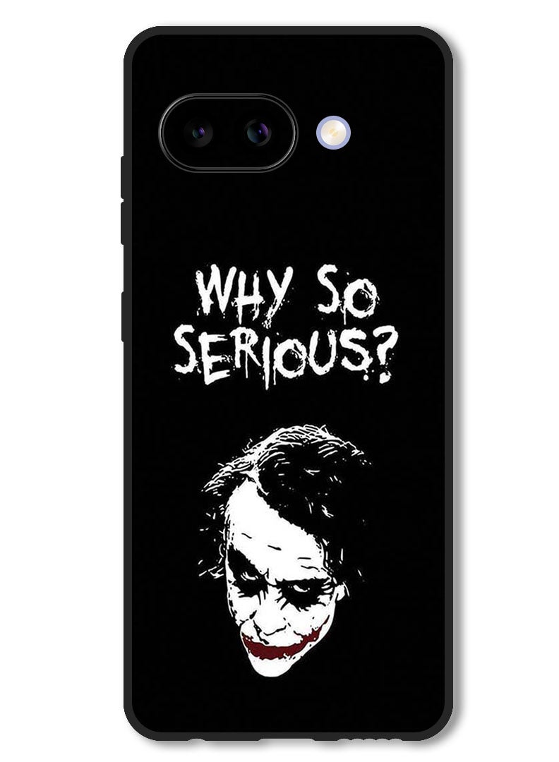 Theodor Case Compatible with Google Pixel 9A Protection Shockproof Bumper Cover Why So Serious (2) - Image 1