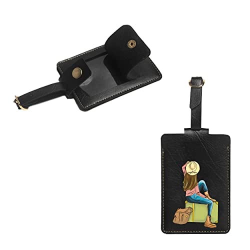 The Messy Corner Ultra Violet Premium Luggage Tag | Elegant & Unique Travel Bag Identifier | Compatible with Suitcases, Luggage & Backpacks | 1 Label - Image 2