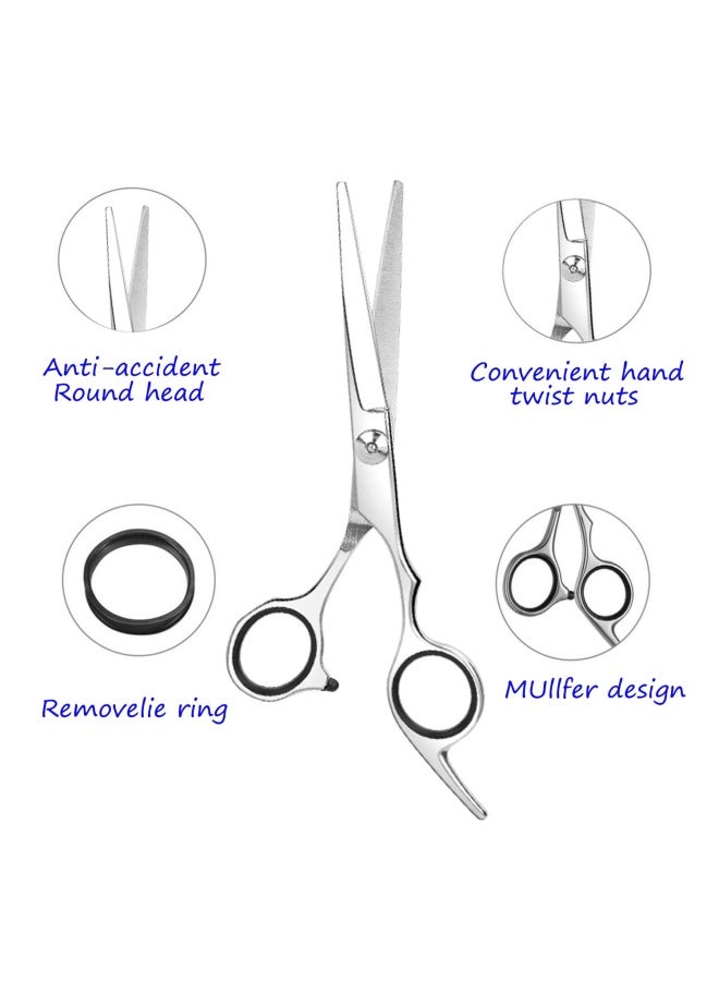 Essoy Professional Hair Cutting Scissors Shears  6.7-Inches   Stainless Steel Haircut Scissor With Fine Adjustment Screw For Home Salon Barber Hairdressing Scissor For Women Men Kids - Image 2