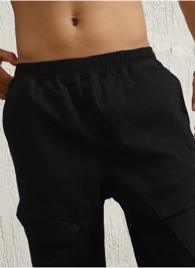 Hubberholme Black Pants For Men