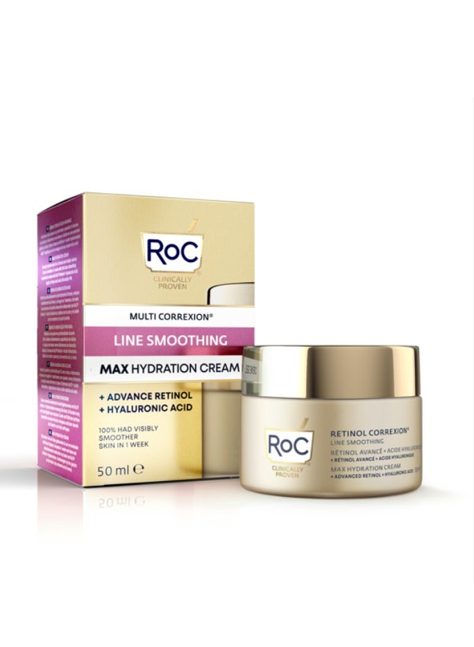 RoC Roc Retinol Correxion Line Smoothing Max Hydration Cream 50ml