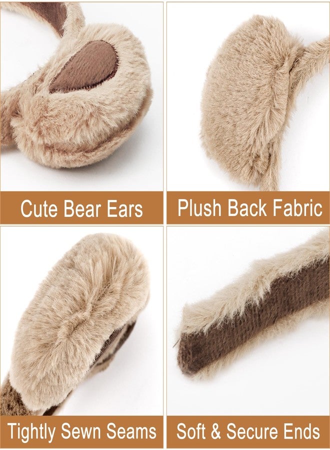 KICOSY Bear Ears Headband Halloween Brown Bear HairBand Bear Costume Adult Party Accessories for Halloween Cosplay - Image 3